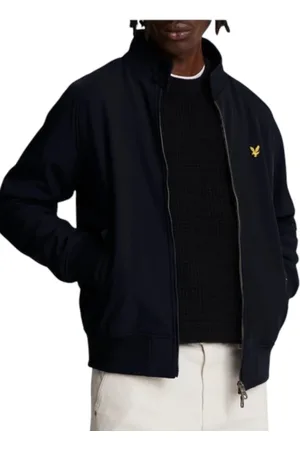 Lyle & Scott Donker jack met logo