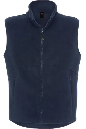 B and C Volwassen uniseks traveller+ mouwloze fleece jas