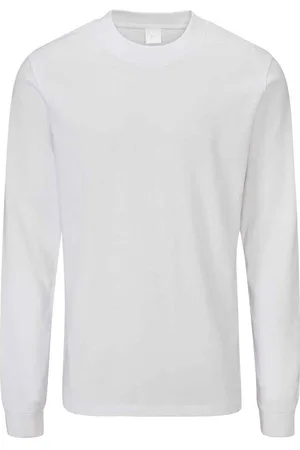 Mantis Unisex essential zwaargewicht t-shirt met lange mouwen voor volwassenen