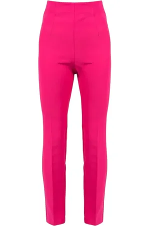 Pinko Fuchsia polyester broek