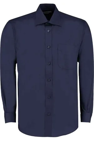 Kustom Heren klassiek business shirt met lange mouwen