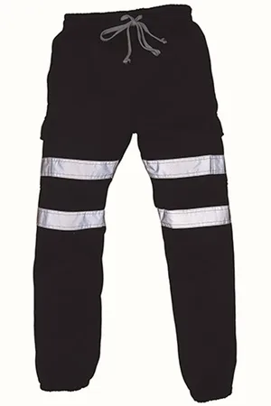 Yoko Uniseks hi-vis joggingbroek voor volwassenen