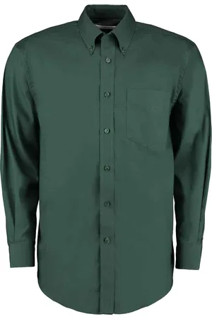 Kustom Heren premium oxford classic overhemd met lange mouwen