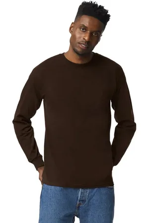 Gildan Unisex ultra katoenen t-shirt met lange mouwen voor volwassenen