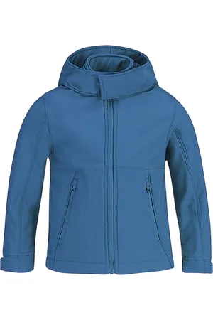 B and C Kinder/kinder soft shell jas met capuchon