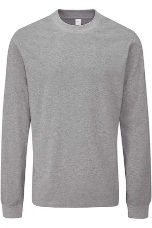 Mantis Unisex essential zwaargewicht t-shirt met lange mouwen voor volwassenen