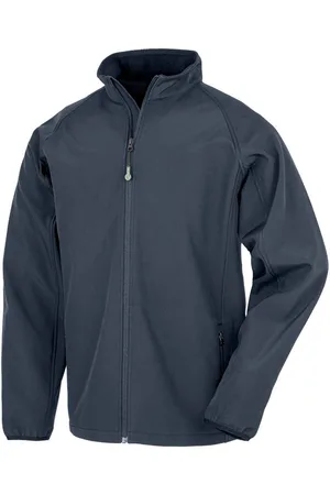 Result Kinder/kids 2-laags bedrukbaar soft shell-jack