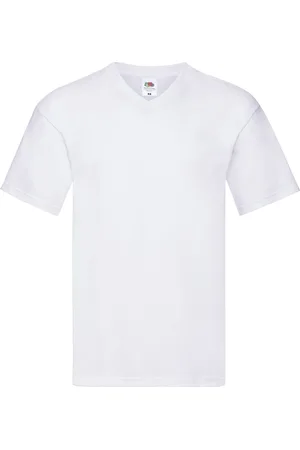 Fruit Of The Loom Unisex origineel v hals t-shirt voor volwassenen
