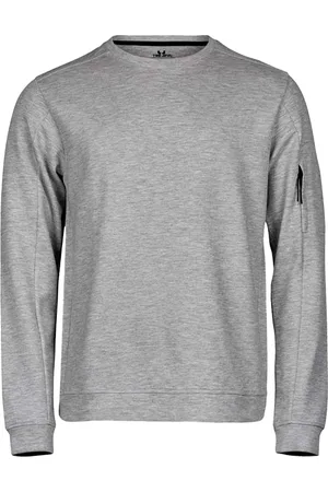 TeeJays Unisex athletic crew neck sweatshirt voor volwassenen