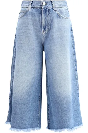 Pinko Knie lengte denim short