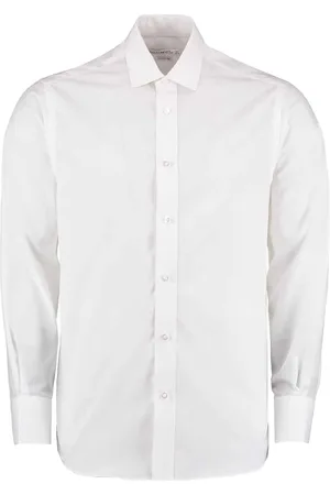 Kustom Heren poplin getailleerd overhemd met lange mouwen
