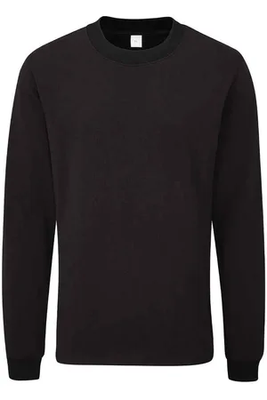 Mantis Unisex essential zwaargewicht t-shirt met lange mouwen voor volwassenen
