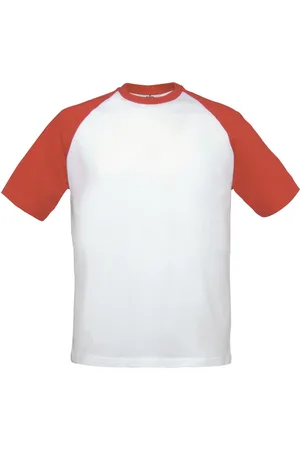 B and C Unisex volwassen honkbal t-shirt