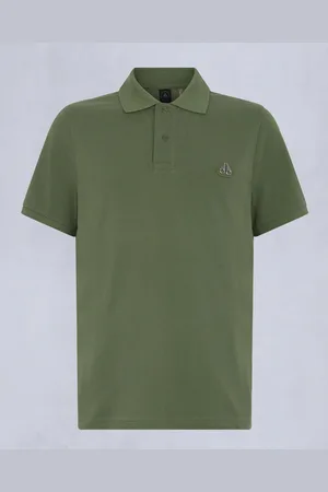 Moose Knuckles Everett polo kelp