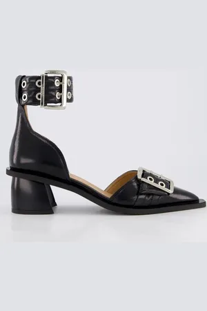 Ganni Dames chunky buckle open cut