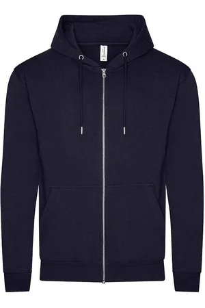 AWDis Unisex organic zip hoodie voor volwassenen