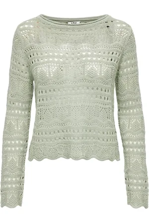 JACQUELINE DE YONG Sun lay l/s boatneck pullov. knt 15287384 desert sage