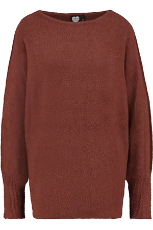 JACQUELINE DE YONG Jdysun lisa ls on struc. pullover brique