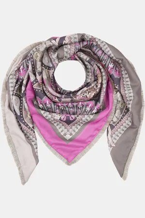 MUCHO GUSTO Polyester sjaal genova rozen patchwork