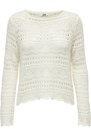 JACQUELINE DE YONG Sun lay l/s boatneck pullov. knt 15287384 eggnog
