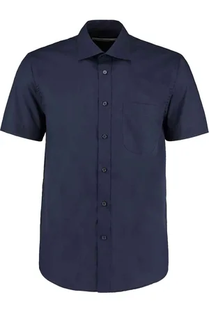 Kustom Heren klassiek business shirt met korte mouwen