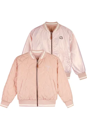 NoNo Zomer reversibel zomerjas meisjes - bomber dotty