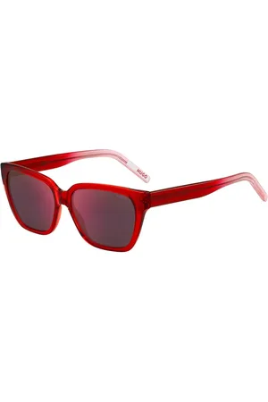 HUGO BOSS Acetaat zonnebril met 100% uv bescherming