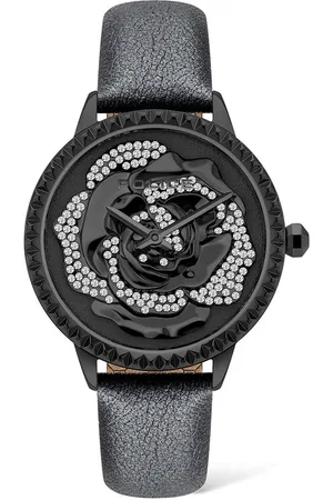 Police Leren horloge met stijlvol quartz mechanisme