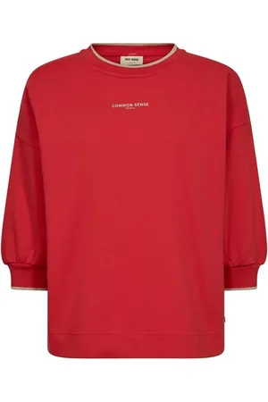 Mos Mosh 168560 268 mosmosh mm darin 3/4 sleeve sweatshirt chinese red