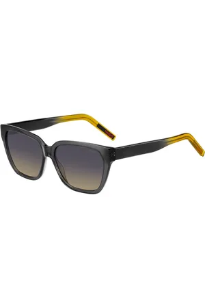 HUGO BOSS Acetaat zonnebril met 100% uv bescherming