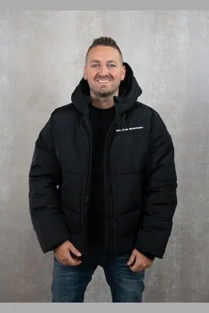 Black Bananas Block puffer jacket