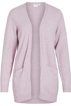 VILA Viril open ls knit cardigan noos lila
