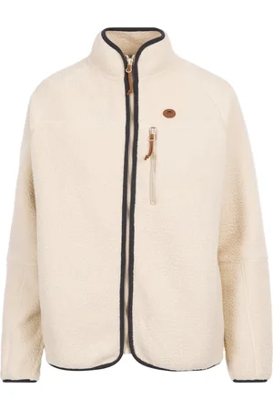 Trespass Dames quake leren biezen fleece jas