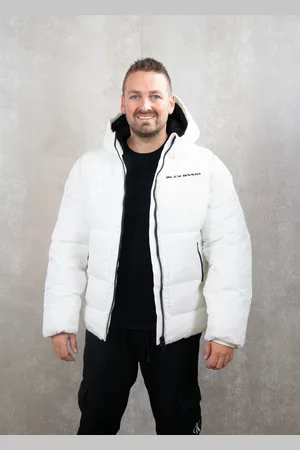 Black Bananas Block freeze puffer jacket