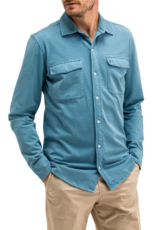Butcher of Blue Finn pocket jersey overshirt
