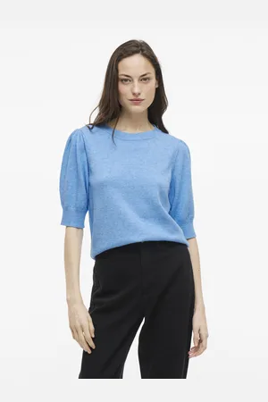 VILA Viril 2/4 sleeve o-neck knit top