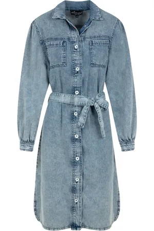 Elvira Dress noor blue denim