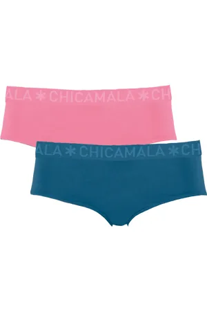 Muchachomalo Dames 2-pack hipster effen