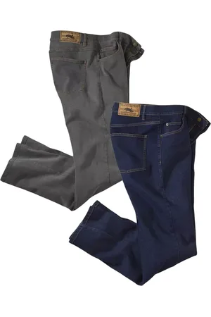 Atlas For Men Heren stretch regular jeans (set van 2)