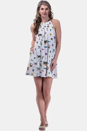 MUCHO GUSTO ® jurk sponge beach vibes print