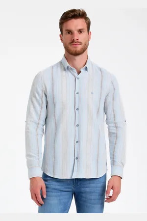 Gabbiano Heren overhemd 335547 4001 bright blue