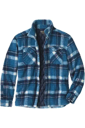 Atlas For Men Heren geruit sherpa overhemd