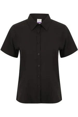 Henbury Dames wicking shirt met korte mouwen