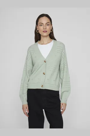 VILA Viril v-neck l/s knit cardigan no