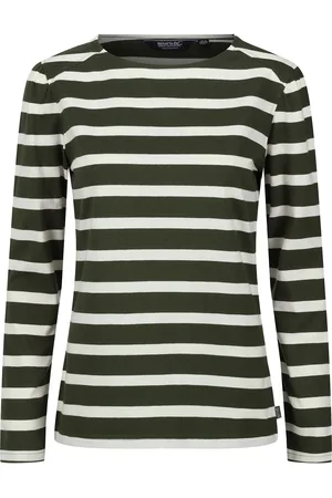 Regatta Dames federica stripe t-shirt met lange mouwen