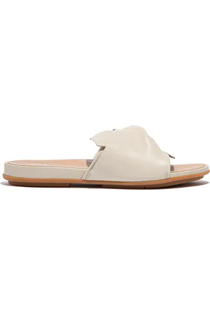 FitFlop Gracie soft-twist leather slides