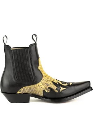 Mayura Boots Cowboy laarzen rock-2500-box negro/piton