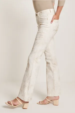 Para Mi Ss251.125070 jade / coated prints l32
