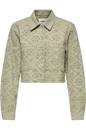 ONLY Onlelsa short crochet jacket otw 15338055 elm