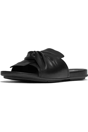 FitFlop Gracie soft-twist leather slides